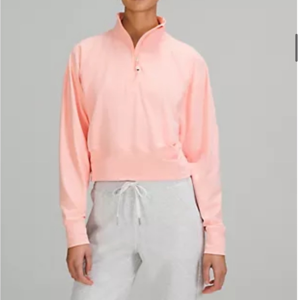 Lululemon Ready to Rulu Half Zip Pullover top